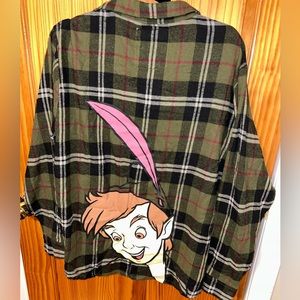 Cakeworthy Disney Disneyland Peter Pan Plaid flannel